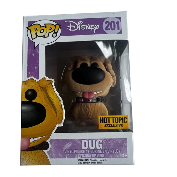 Funko Other - Funko POP Dug #201 from UP Flocked POP Released in 2016 HOT TOPIC EXCLUSIVE
